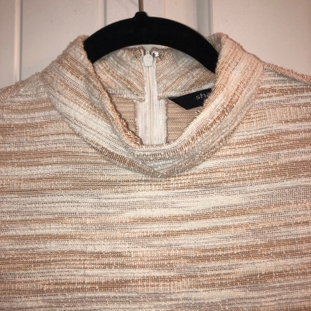 Sharagano Mock Turtleneck Tweed Dress - Picture 7 of 9